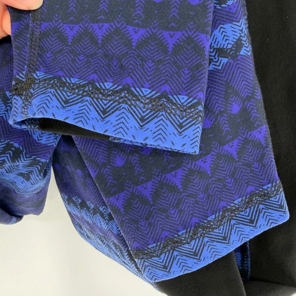 ALO YOGA ILLUSION 3 LEGGINGS ARCTIC ROYALTY & BLACK BEST FOR SMALL WORKOUT‎ YOGA